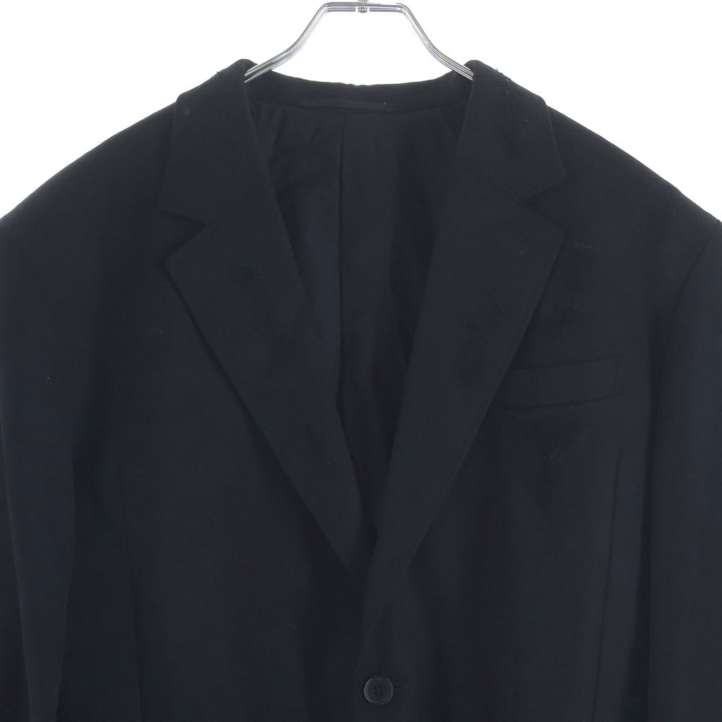 doublet(ダブレット) 23SS DESTROYED TAILORED デストロイドテーラード ダメージ加工 2Bテーラードジャケット ウール ブラック 23SS13JK52