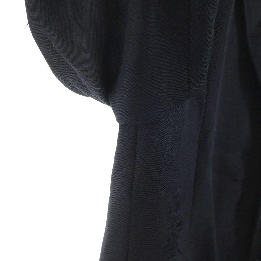 doublet(ダブレット) 23SS DESTROYED TAILORED デストロイドテーラード ダメージ加工 2Bテーラードジャケット ウール ブラック 23SS13JK52