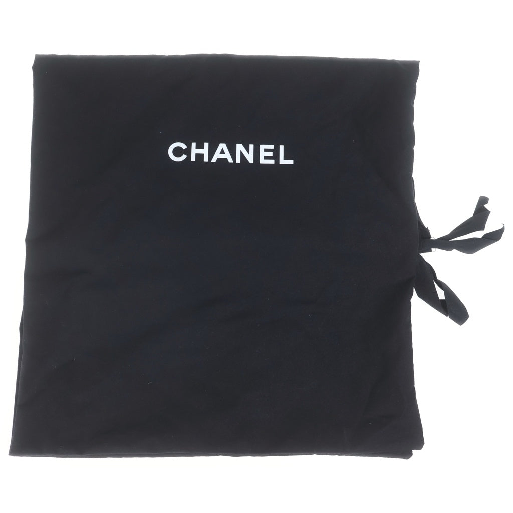 CHANEL(シャネル) ココマーク レザー シルバー金具 ロングブーツ シューズ #37 1/2C ブラック レディース