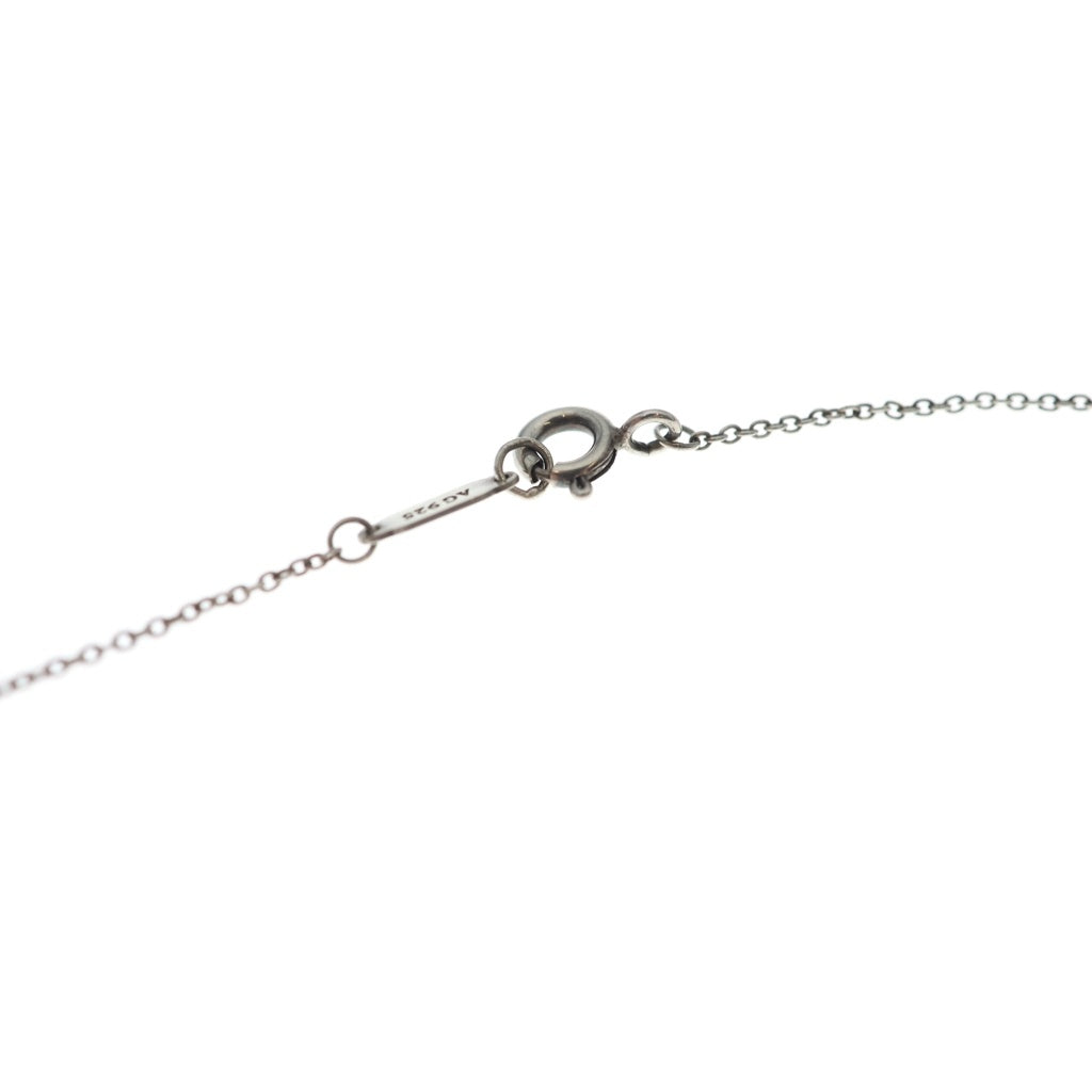 TIFFANY & Co.(ティファニー) リターントゥ ダブルハートネックレス ペンダント チェーン シルバー×ティファニーブルー Ag925 レディース
