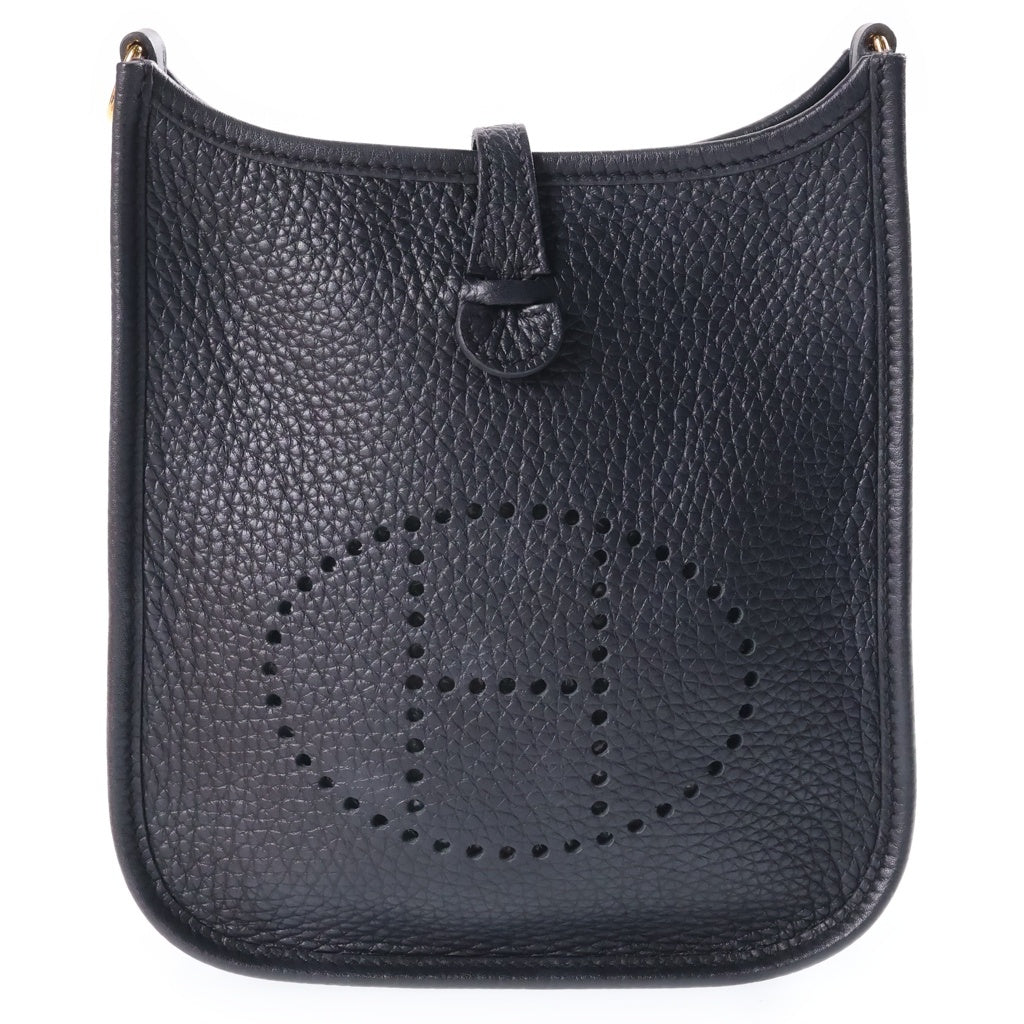 HERMES(エルメス) エヴリンTPM ブラック トリヨンクレマンス ゴールド金具 B刻印 ショルダーバッグ レディース