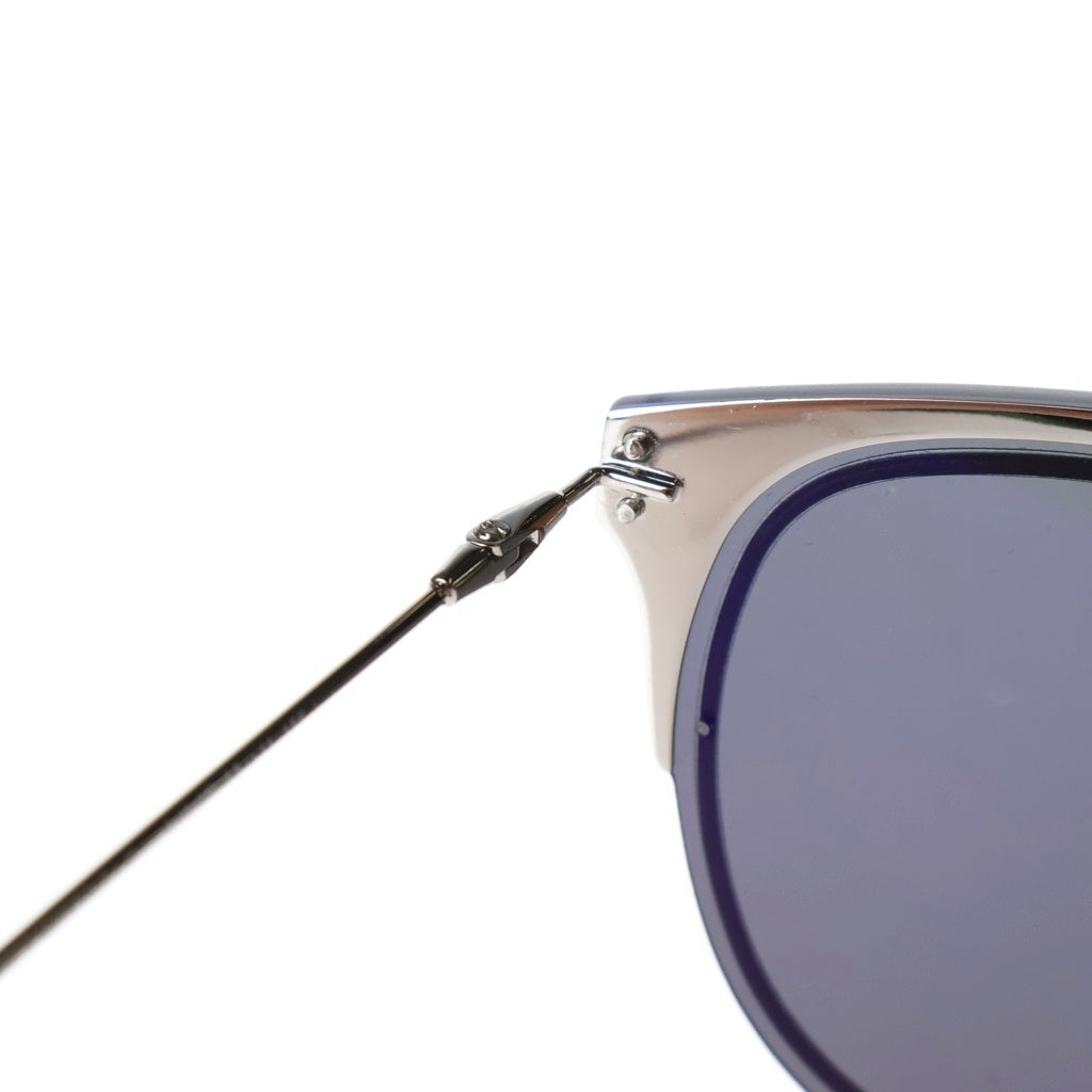 Dior HOMME(ディオールオム) メタルフレーム フラットレンズ サングラス アイウェア 65□11-155 ブラック/シルバー DIORCOMPOSIT1.F レディース