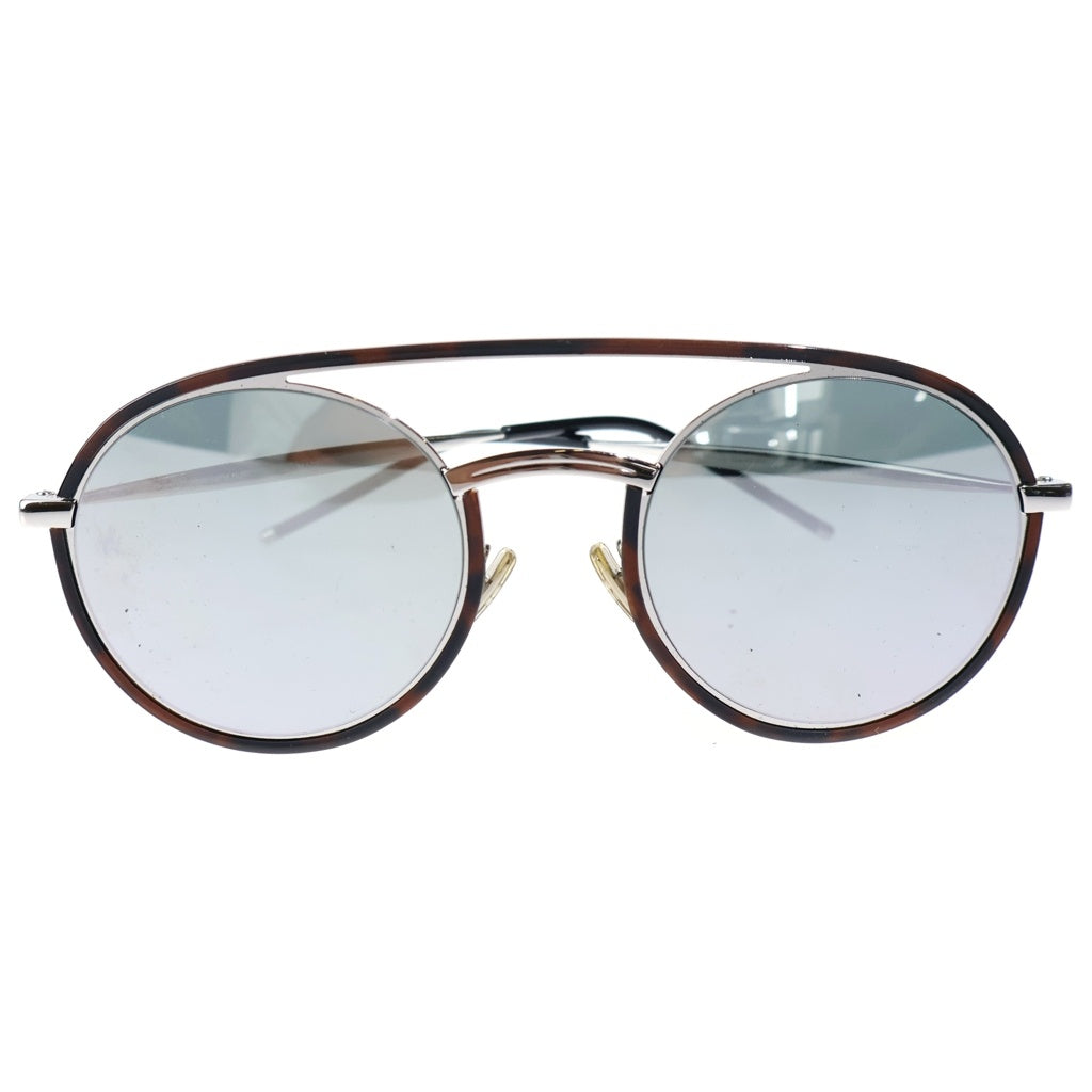 Dior HOMME(ディオールオム) DIORSYNTHESIS ディオール シンセシス 01 ラウンド アビエーター サングラス アイウェア 51□22-155 ブラウン/シルバー