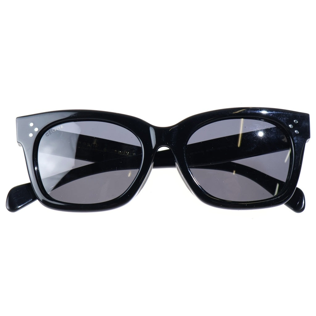 CELINE(セリーヌ) スクエア ウェリントン サングラス アイウェア 52□20-150 ブラック CL41035/F/S レディース