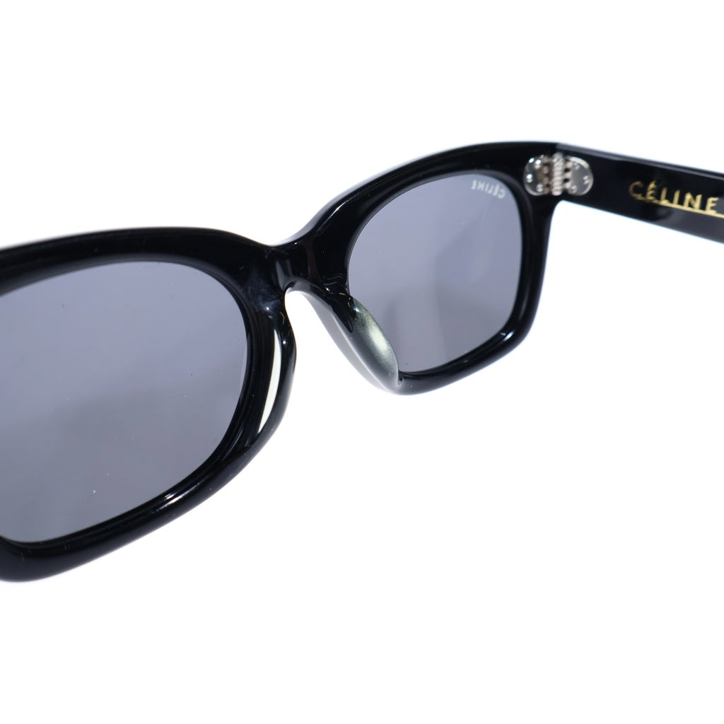 CELINE(セリーヌ) スクエア ウェリントン サングラス アイウェア 52□20-150 ブラック CL41035/F/S レディース