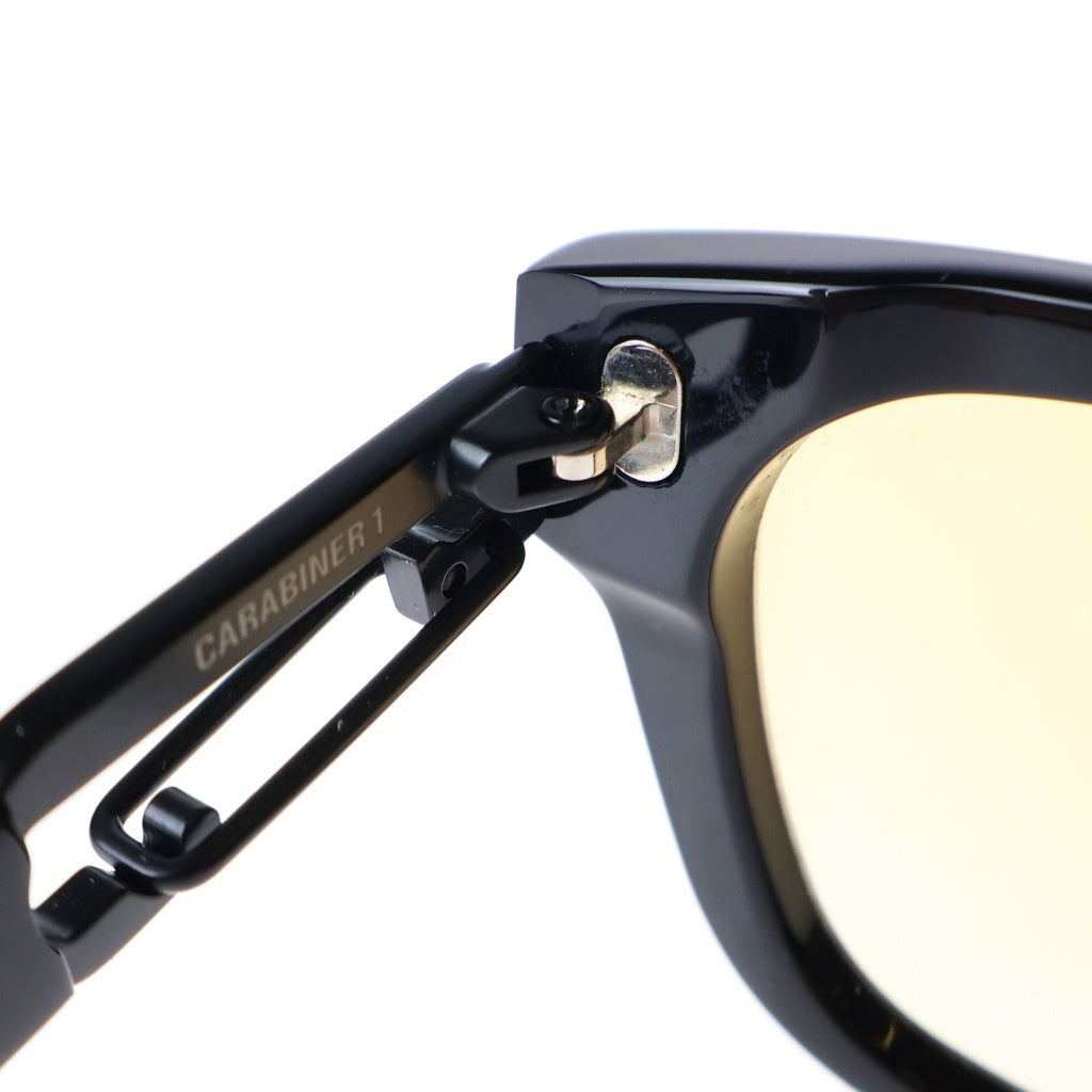 GENTLE MONSTER(ジェントルモンスター) ×AMBUSH CARABINER01 カラビナ スクエアフレーム サングラス アイウェア 51□23-143 ブラック