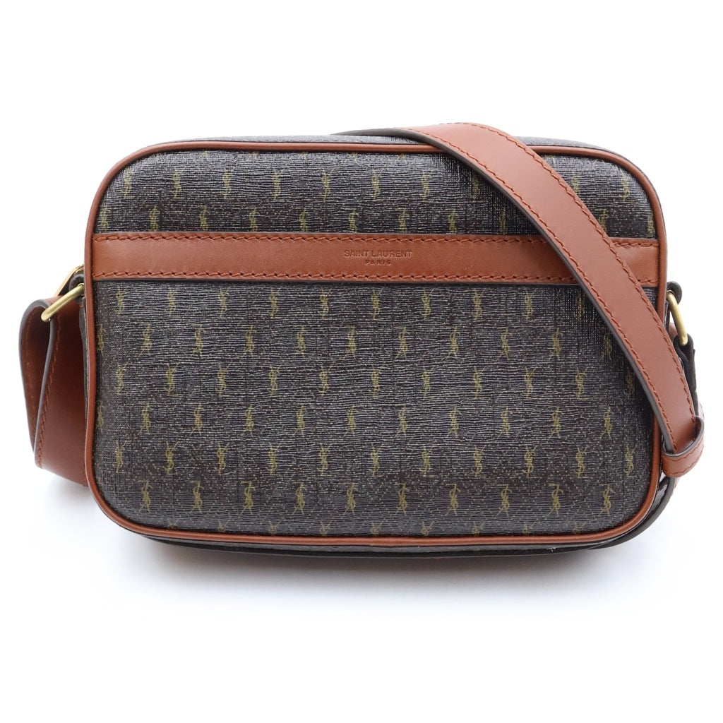 SAINT LAURENT PARIS(サンローランパリ) カメラバッグ ショルダーバッグ ル モノグラム PVC レザー ブラウン 669957 レディース