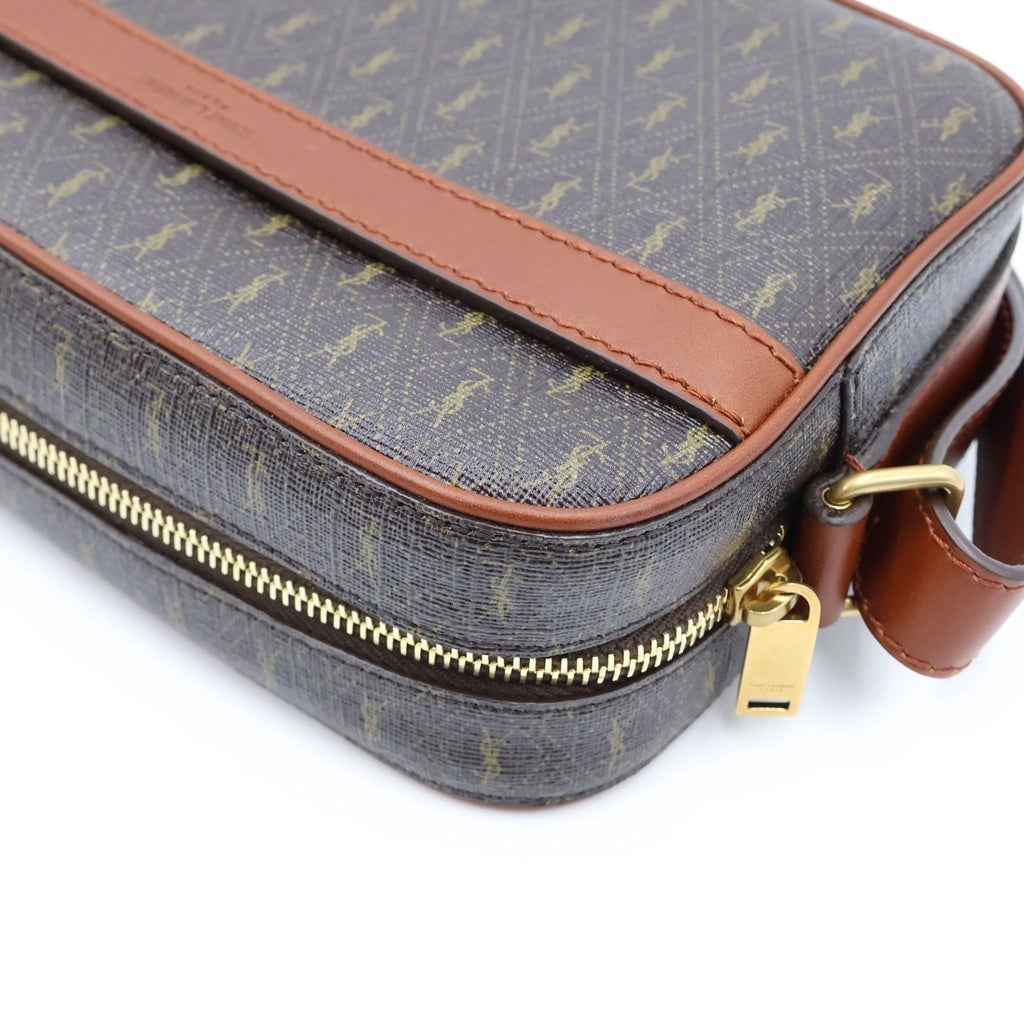 SAINT LAURENT PARIS(サンローランパリ) カメラバッグ ショルダーバッグ ル モノグラム PVC レザー ブラウン 669957 レディース