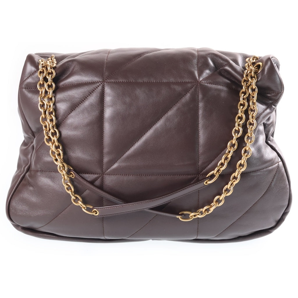 SAINT LAURENT PARIS(サンローランパリ) ジェイミー4.3 チェーン ショルダーバッグ ゴールド金具 レザー ダークブラウン 805859 レディース