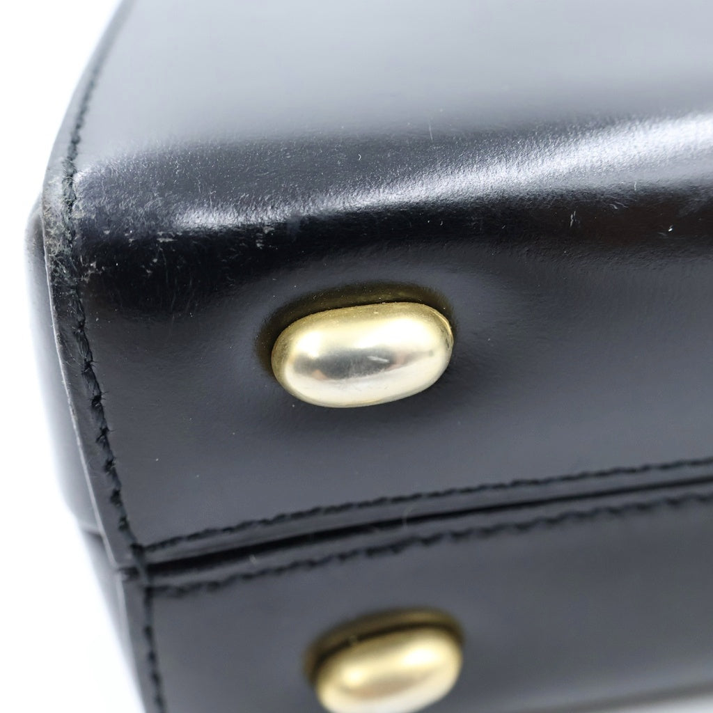 CELINE(セリーヌ) ワンショルダーバッグ ブラック×ゴールド レザー レディース