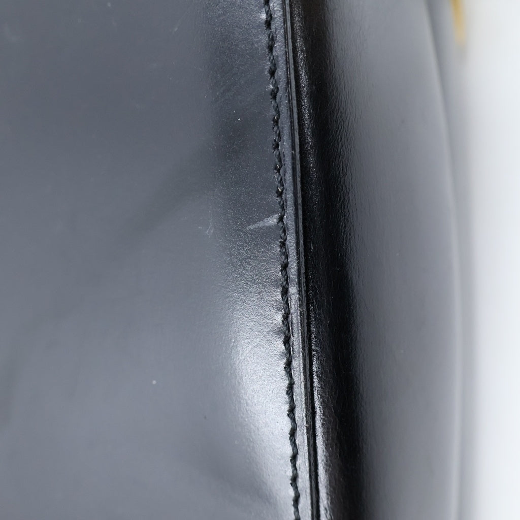 CELINE(セリーヌ) ワンショルダーバッグ ブラック×ゴールド レザー レディース