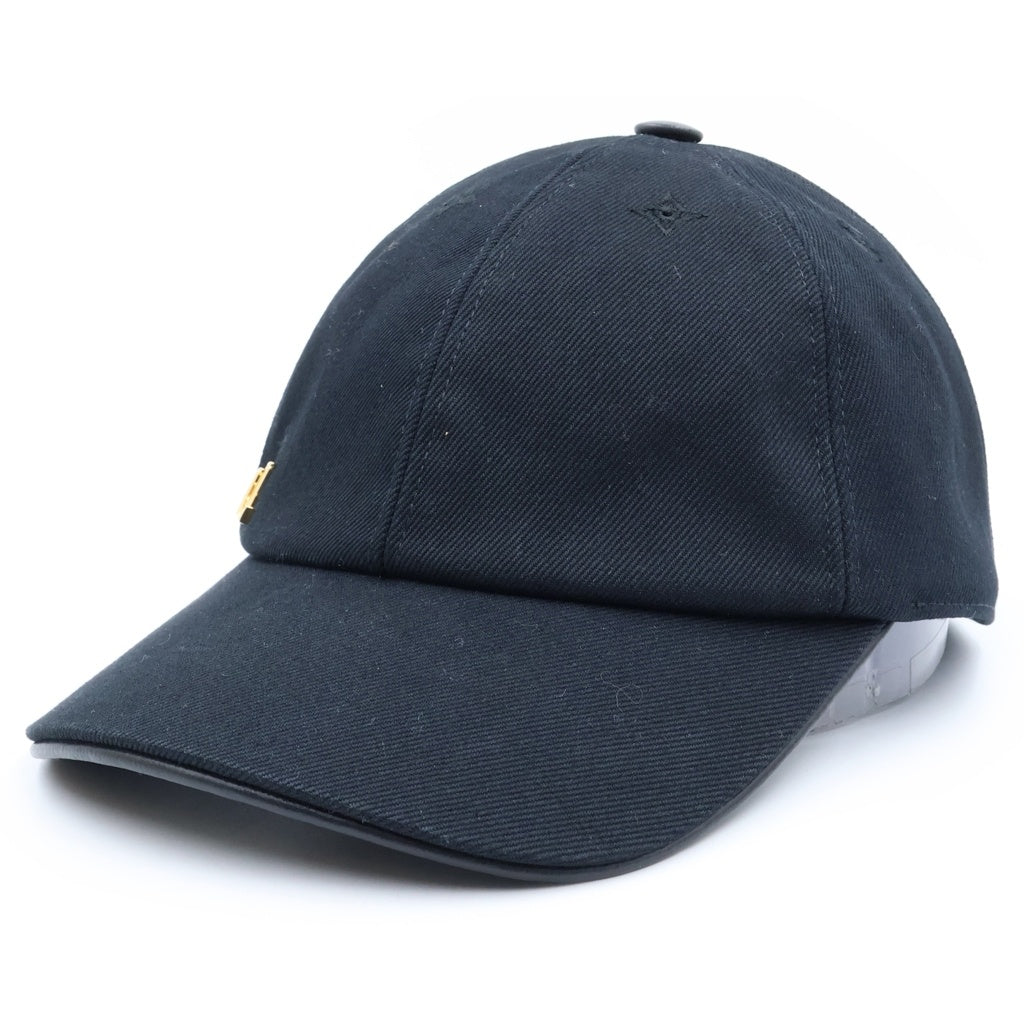 LOUIS VUITTON(ルイヴィトン) LV アイコニック キャップ コットン ブラック M7050L