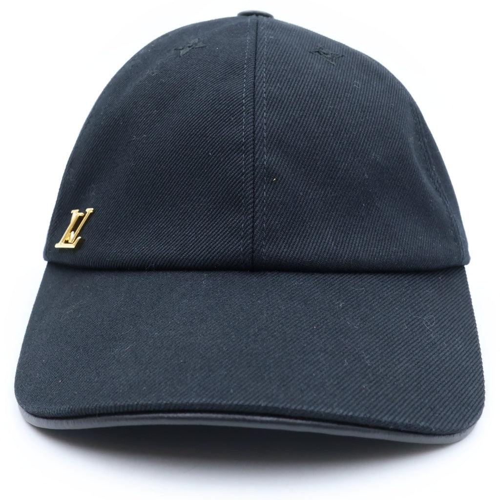 LOUIS VUITTON(ルイヴィトン) LV アイコニック キャップ コットン ブラック M7050L