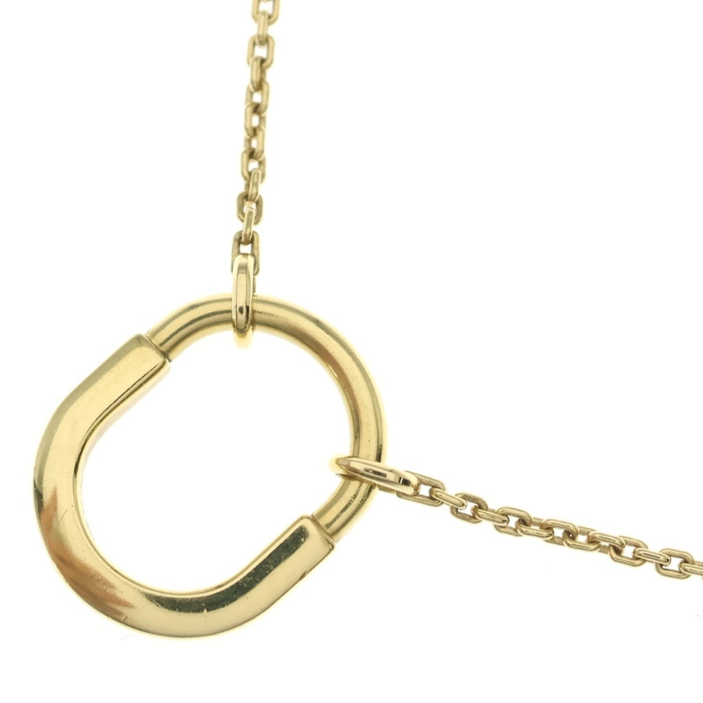 TIFFANY & Co.(ティファニー) ロック スモール ペンダント Au750 K18 イエローゴールド レディース