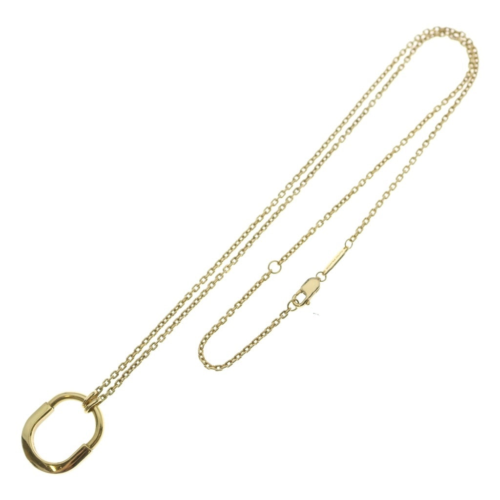 TIFFANY & Co.(ティファニー) ロック スモール ペンダント Au750 K18 イエローゴールド レディース