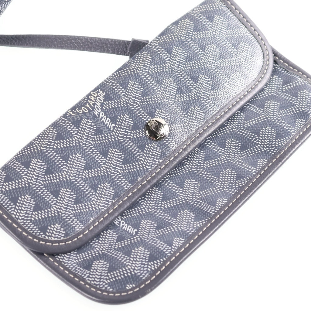 GOYARD(ゴヤール) サンルイPM トートバッグ ハンドバッグ グレー レザー×PVC レディース