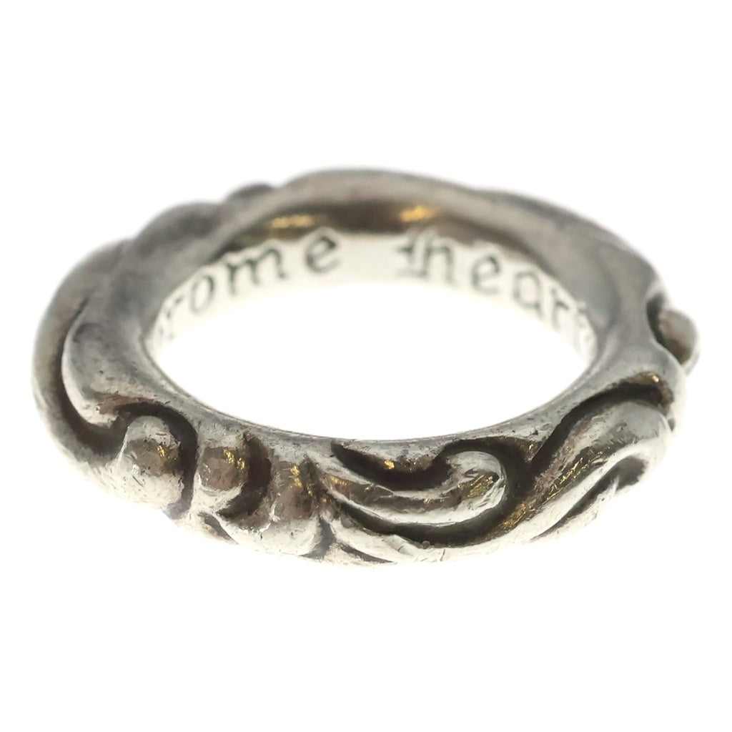 CHROME HEARTS(クロムハーツ) SCRL BAND スクロールバンド リング シルバー #9 BCA351