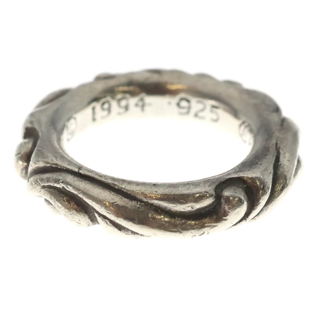 CHROME HEARTS(クロムハーツ) SCRL BAND スクロールバンド リング シルバー #9 BCA351
