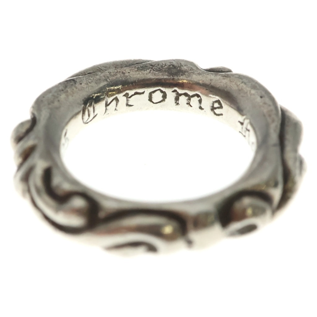 CHROME HEARTS(クロムハーツ) SCRL BAND スクロールバンド リング シルバー #9 BCA351
