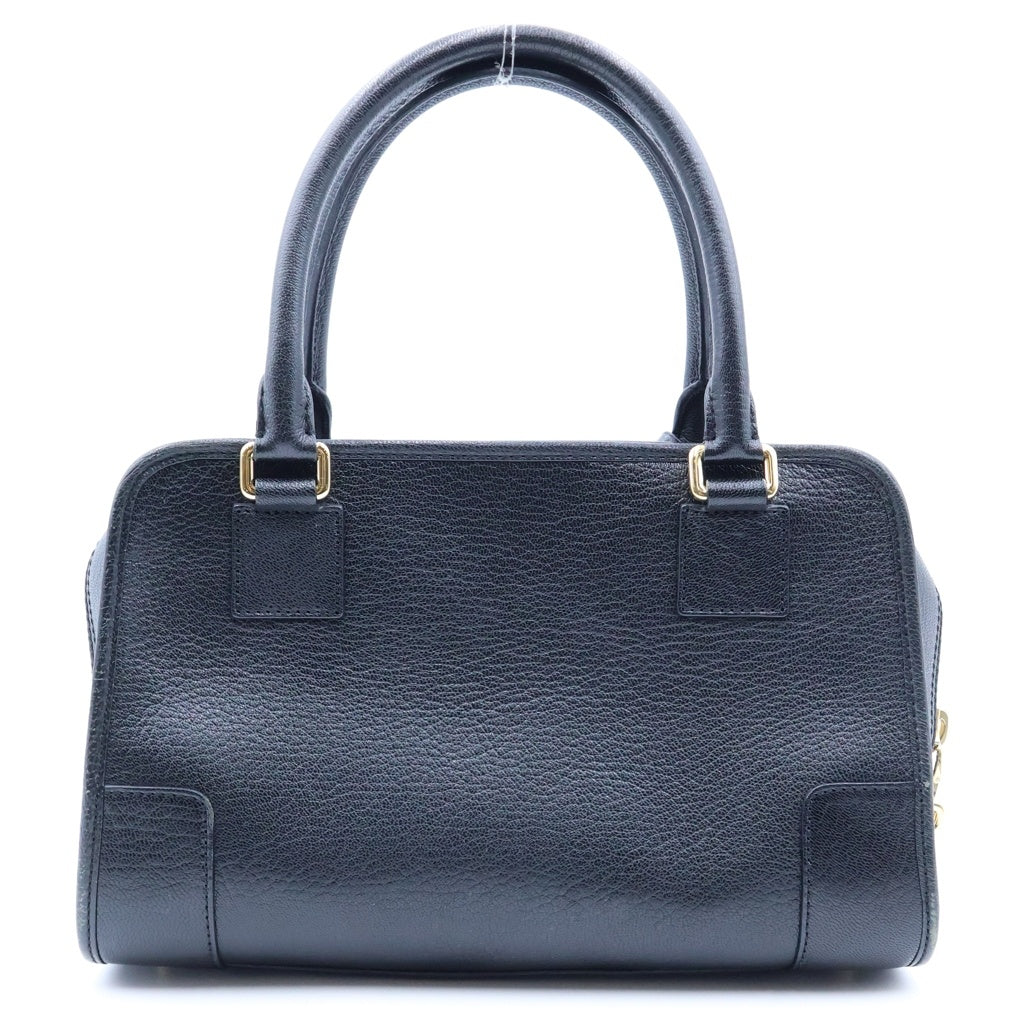 LOEWE(ロエベ) アマソナ28 ハンドバッグ ボストンバッグ ブラック レザー ゴールド金具 レディース