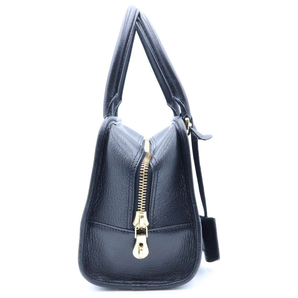 LOEWE(ロエベ) アマソナ28 ハンドバッグ ボストンバッグ ブラック レザー ゴールド金具 レディース