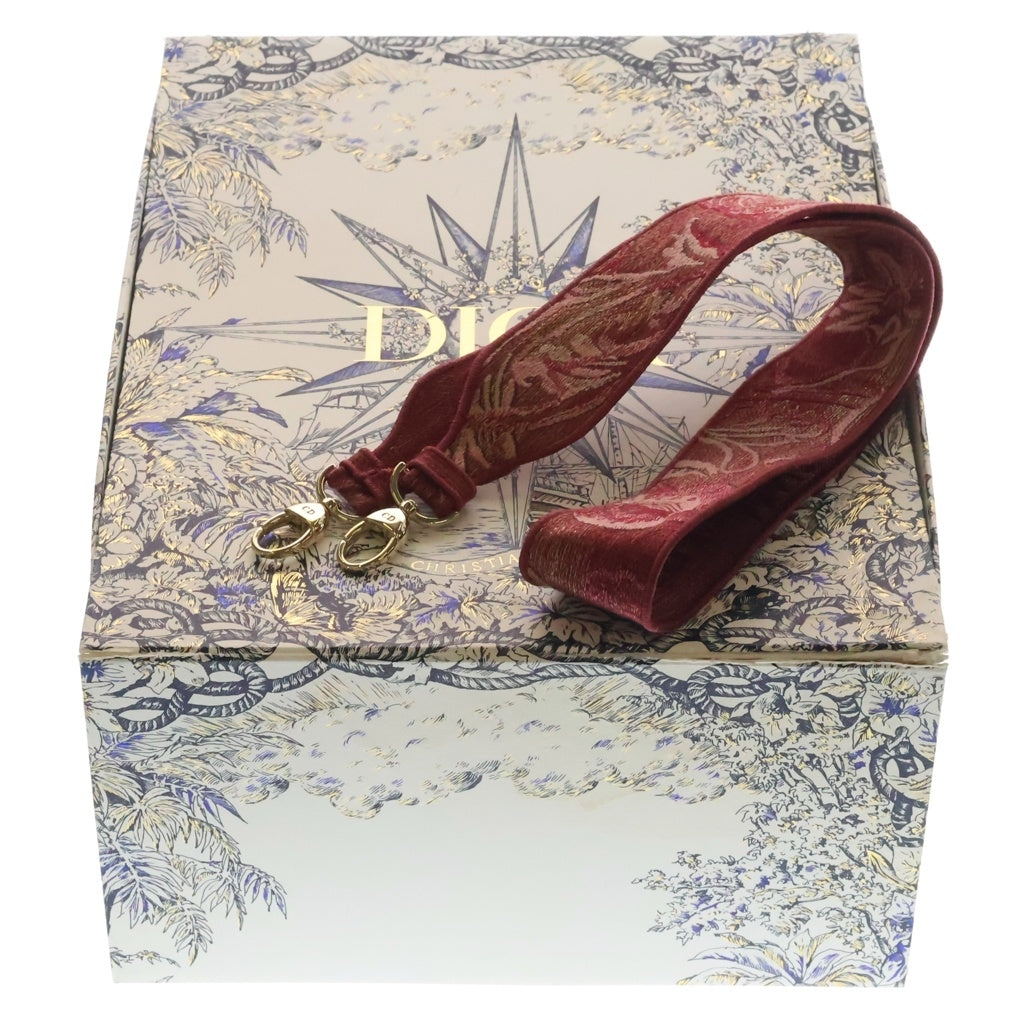 Christian Dior(クリスチャンディオール) レディディオール D-LITE ミディアム 2WAYハンドバッグ ショルダーバッグ ピンク×レッド ゴールド金具 レディース