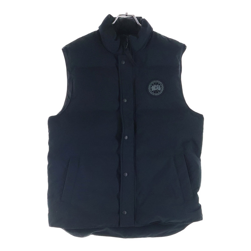 CANADA GOOSE(カナダグース) BLACK LABEL GARSON VEST ブラックレーベル ガーソン ロゴパッチ ダブルジップ ダウンベスト ブラック 2081MB