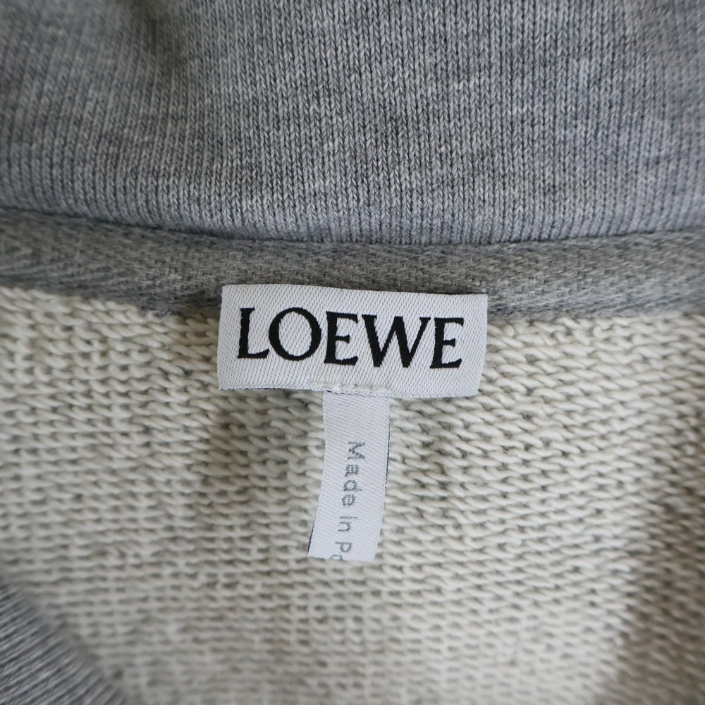 LOEWE(ロエベ) RELAXED FIT HOODIE H526Y25X53 アナグラム リラックスフィット プルオーバー パーカー スウェット グレー
