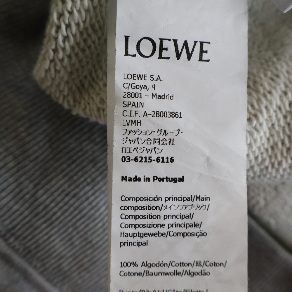 LOEWE(ロエベ) RELAXED FIT HOODIE H526Y25X53 アナグラム リラックスフィット プルオーバー パーカー スウェット グレー