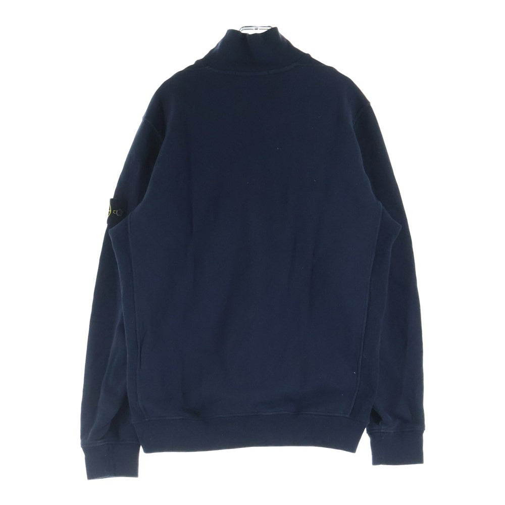 STONE ISLAND(ストーンアイランド) 24AW Half Zip Sweatshirt 811563420 ハーフジップスウェットトレーナー ブラック