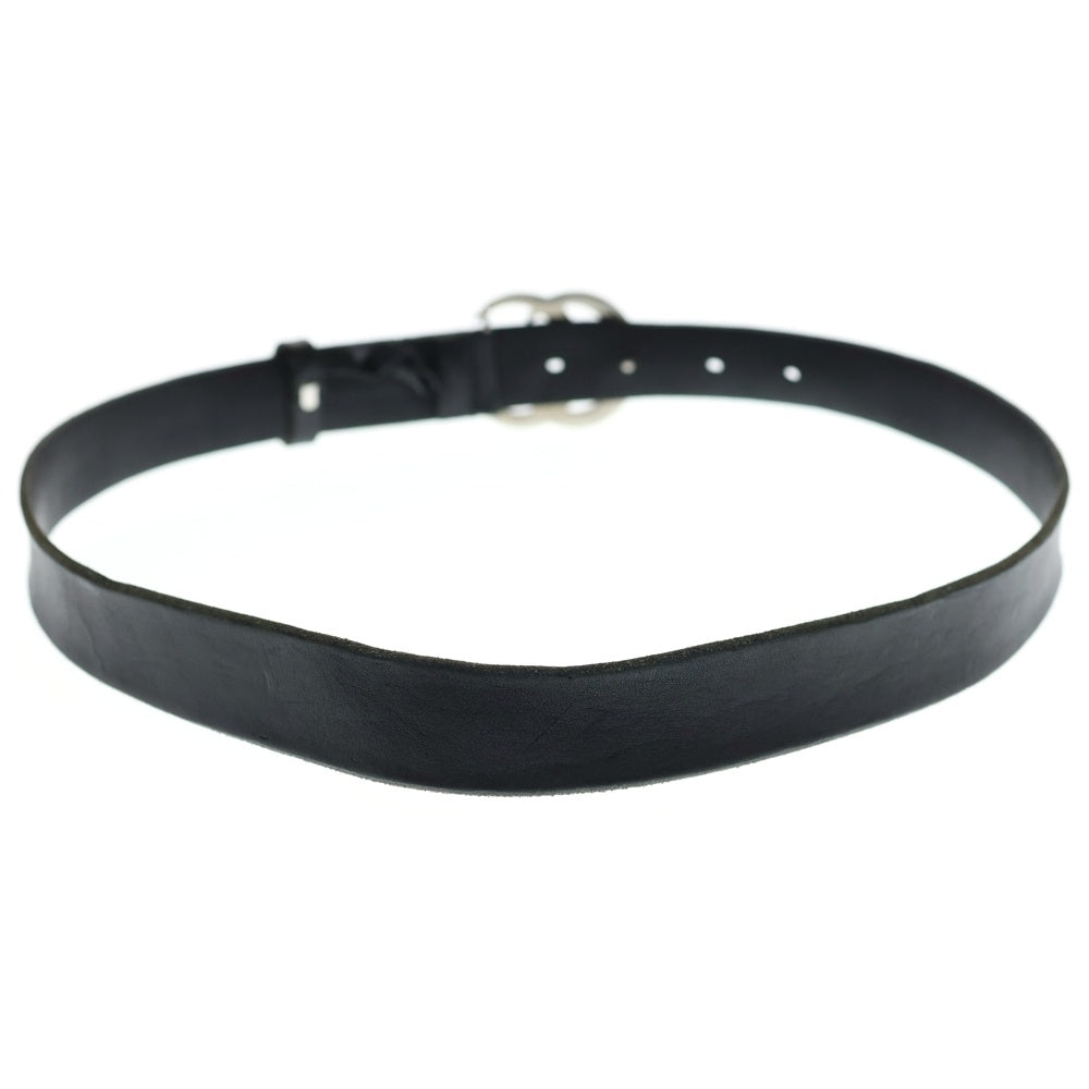 GUCCI(グッチ) GGマーモント レザーベルト ブラック 414516 シルバー金具