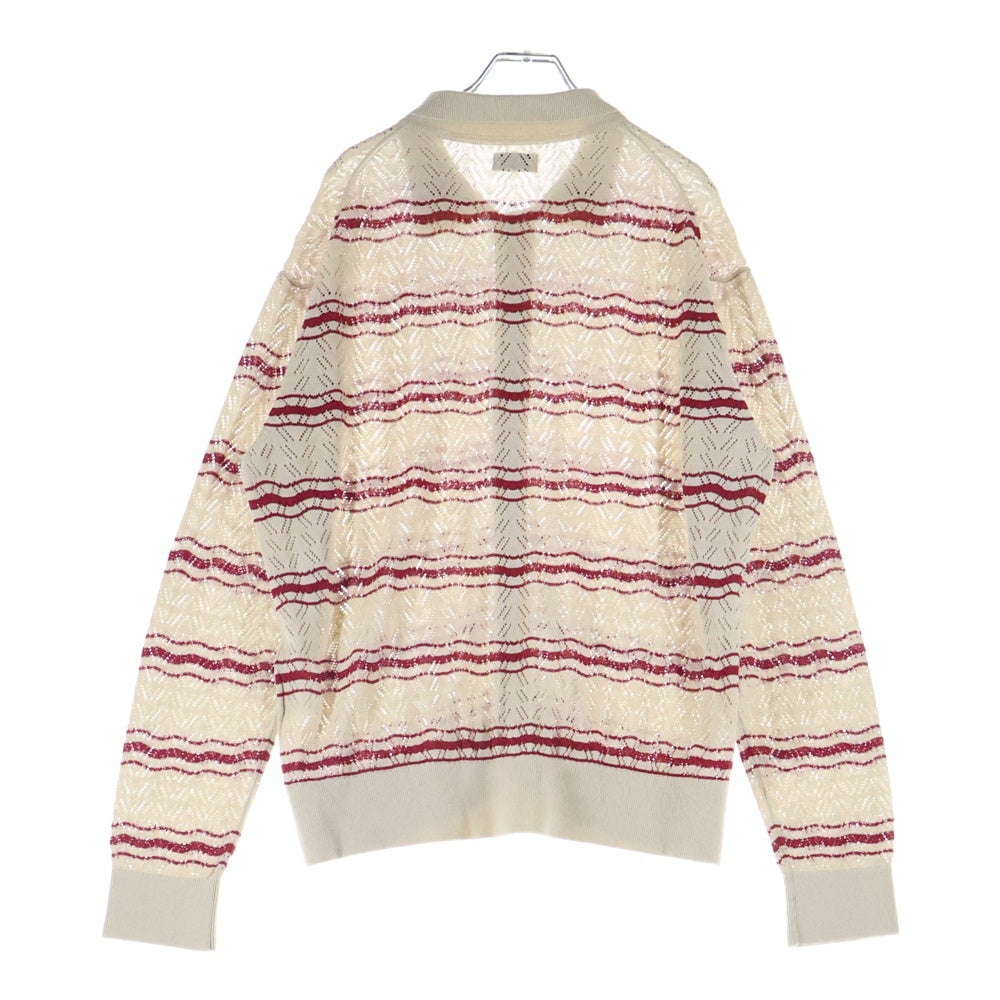 ALLEGE(アレッジ) 23SS Openwark Border Cardigan AL23S-KN01 オープン