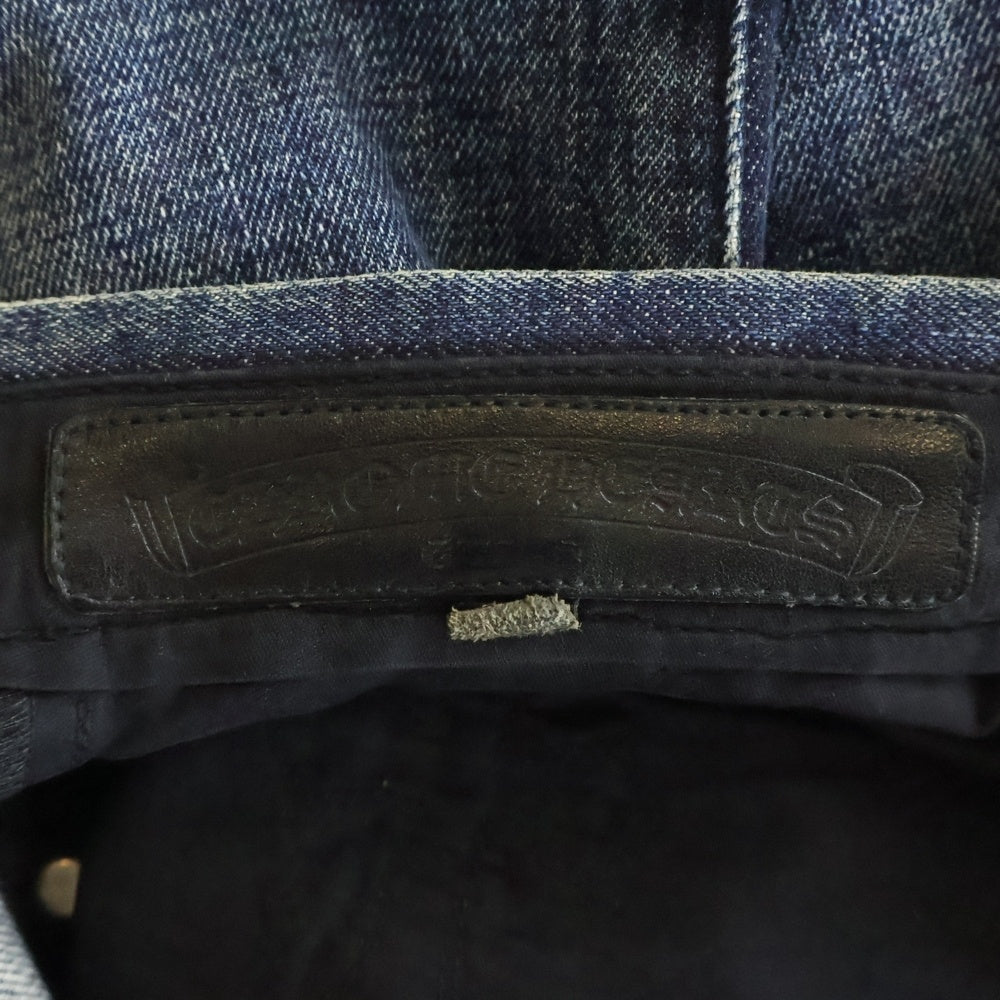 CHROME HEARTS(クロムハーツ) JEAN STRTLG FBRC デニムクロスパッチ デニムパンツ インディゴ