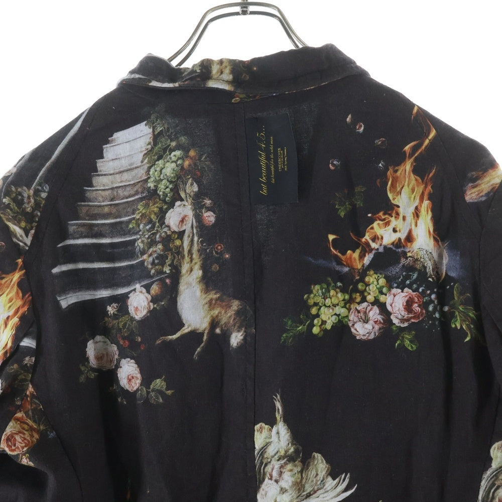 UNDERCOVER(アンダーカバー) 26SS EMMA 総柄 リネン ワイヤーラベル