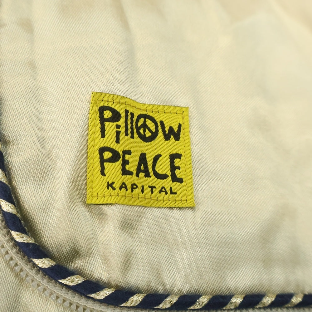 KAPITAL(キャピタル) Rayon Satin Quilting Siamese Bomber JKT Rain Skull K2110LJ063 レーヨンサテンキルティング ボンバージャケット ホワイト/ブラック