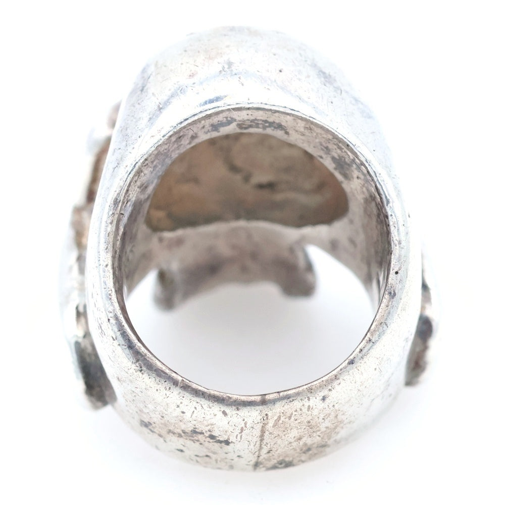 THIRTEEN DESIGNS(サーティーンデザインズ) MAD SKULL RING ミドルマッドスカルリング Silver 14号