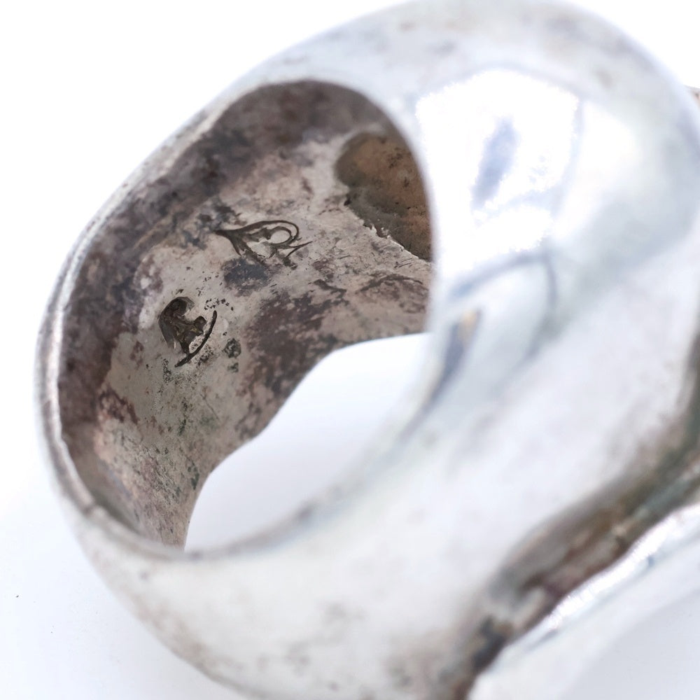 THIRTEEN DESIGNS(サーティーンデザインズ) MAD SKULL RING ミドルマッドスカルリング Silver 14号