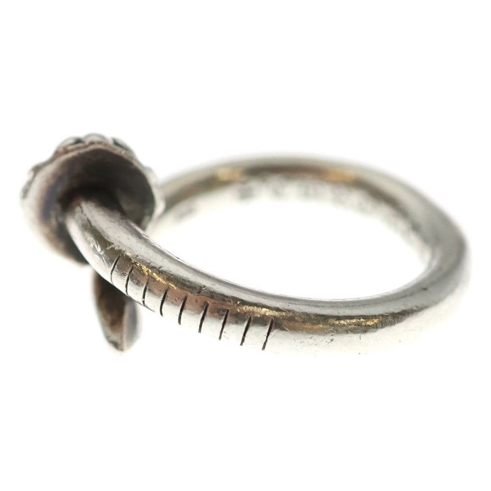 CHROME HEARTS(クロムハーツ) NAIL CRSBALL ネイル クロスボール リング シルバー