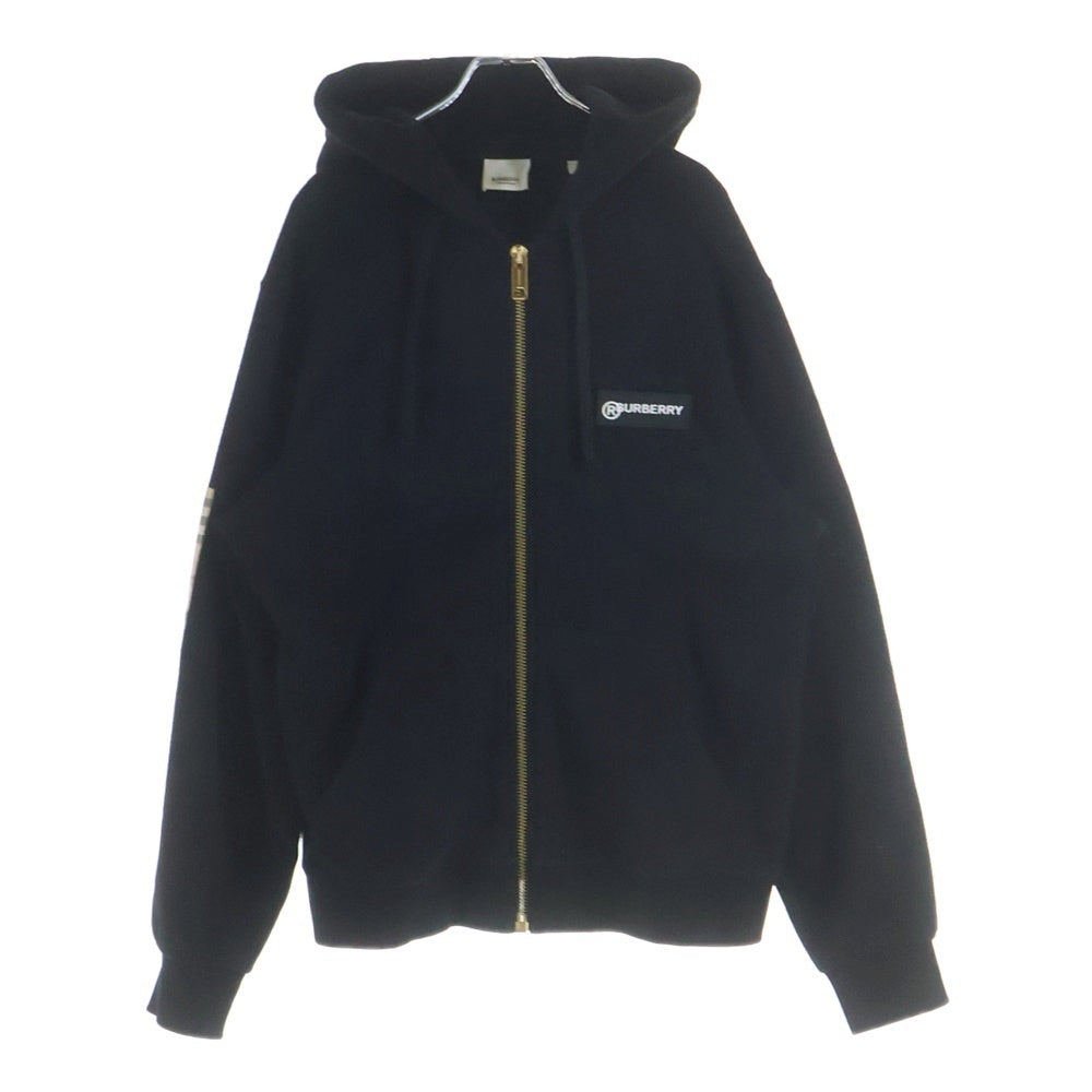 BURBERRY(バーバリー) パエルチェック ノバチェック パーカー フーディ ブラック 黒