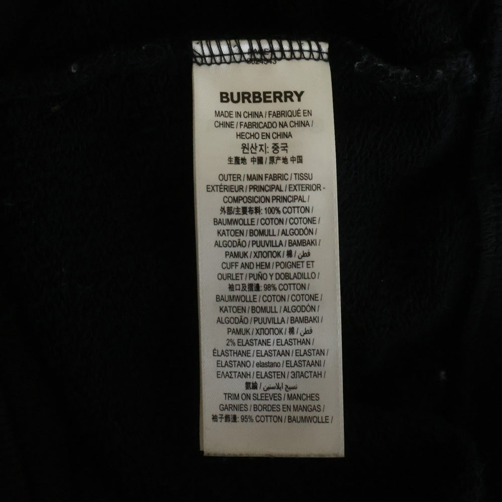 BURBERRY(バーバリー) パエルチェック ノバチェック パーカー フーディ ブラック 黒