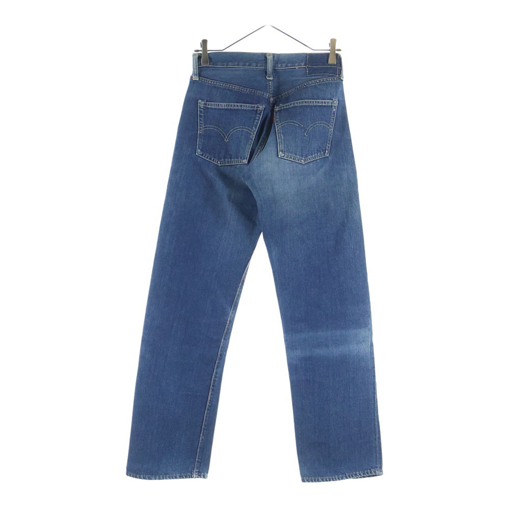 Levi's リーバイス 60s VINTAGE 501 BIGE ボタン裏W レインボー Vステッチ 不均等V 両面タブ ストレートデニムパンツ ブルー Levi's(リーバイス) 60s VINTAGE 501 BIGE ボタン裏W レインボー V
