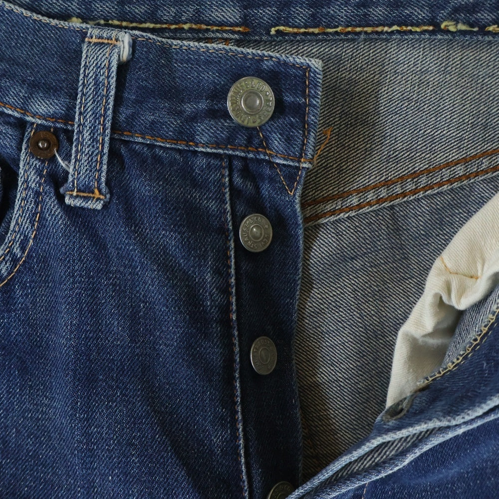 Levi's(リーバイス) 60s VINTAGE 501 BIGE ボタン裏W レインボー V