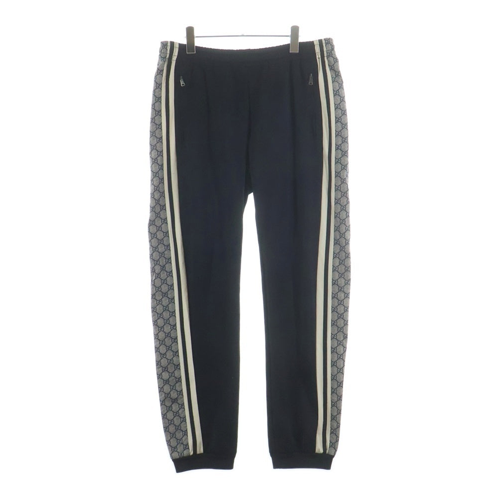 GUCCI(グッチ) Oversize Technical Jersey Jogging Pant オーバーサイズテクニカルジャージートラックロングパンツ ブラック