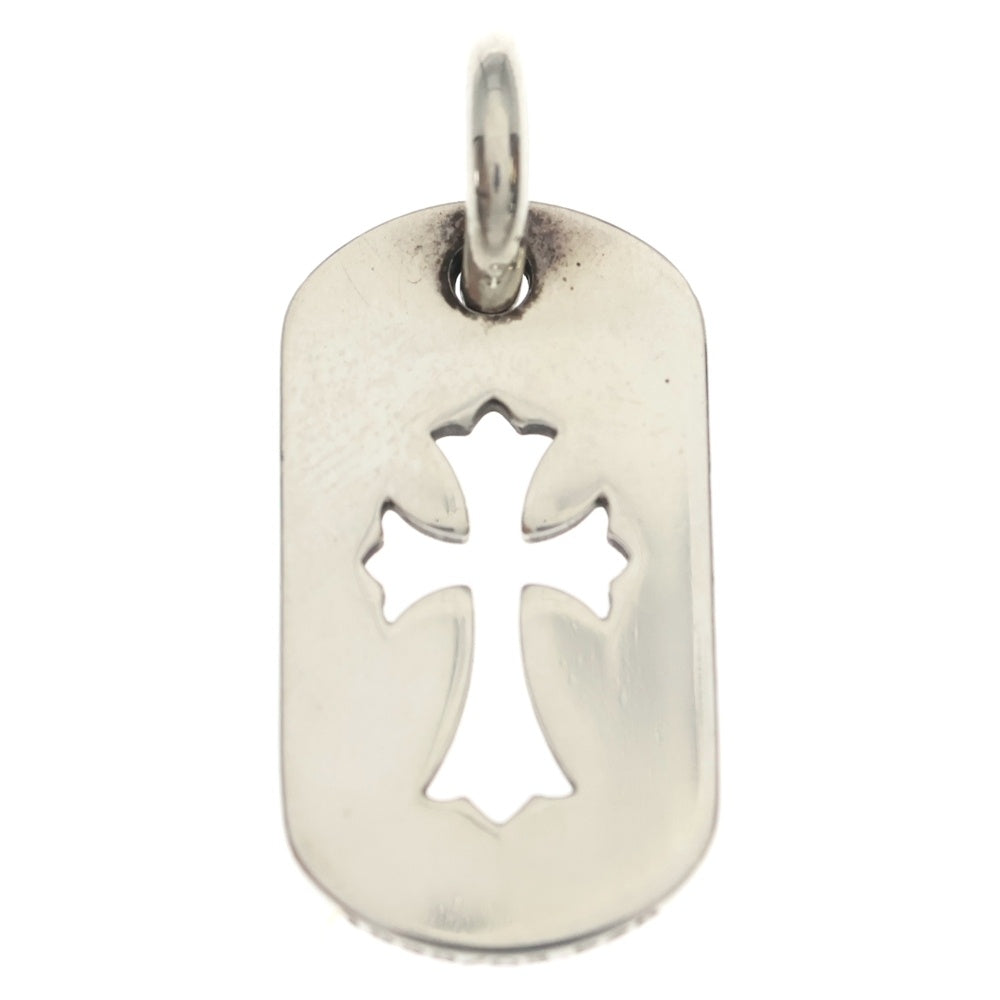 CHROME HEARTS(クロムハーツ) D TAG SML CO CRS カットアウトクロスドッグタグ スモール ペンダントトップ シルバー BCA242