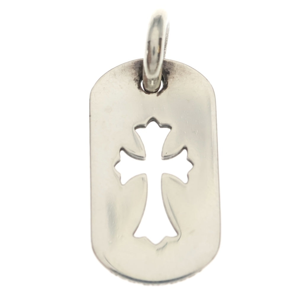 CHROME HEARTS(クロムハーツ) D TAG SML CO CRS カットアウトクロスドッグタグ スモール ペンダントトップ シルバー BCA242