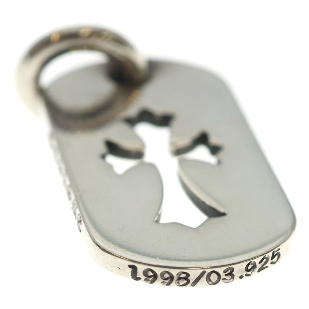 CHROME HEARTS(クロムハーツ) D TAG SML CO CRS カットアウトクロスドッグタグ スモール ペンダントトップ シルバー BCA242