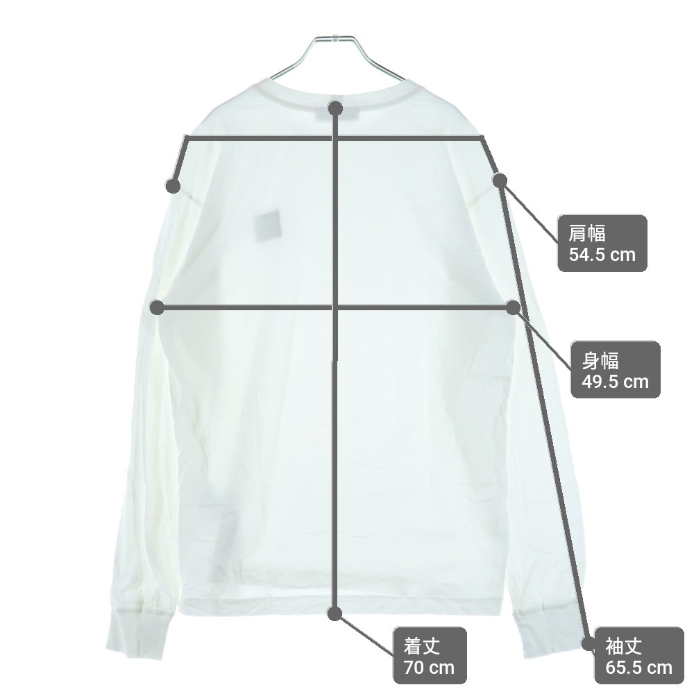 STONE ISLAND(ストーンアイランド) LONG SLEEVE SHIRT 101522713 ロゴワッペン付き 長袖 Tシャツ カットソー ホワイト
