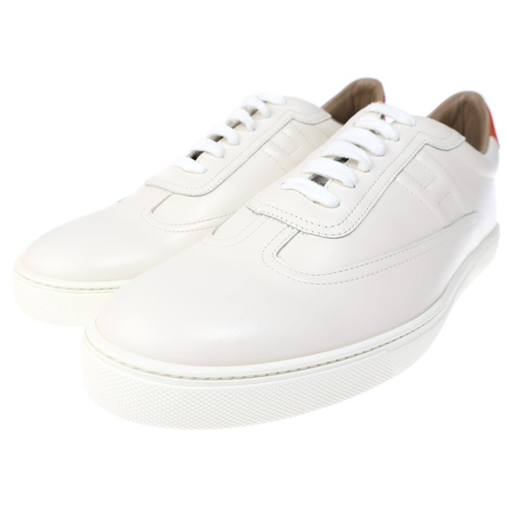 HERMES(エルメス) Quicker クイッカー ローカットスニーカー シューズ ホワイト/オレンジ