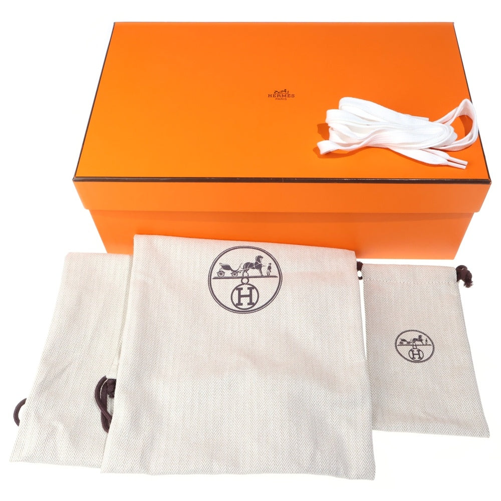 HERMES(エルメス) Quicker クイッカー ローカットスニーカー シューズ ホワイト/オレンジ