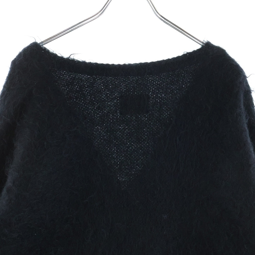 SAINT MICHAEL(セントマイケル) 23AW MOHAIR CARDIGAN SM-A23-0000-044 モヘア カーディガン 長袖 セーター ブラック